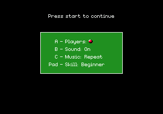Zany Golf screenshot 4 for Sega Mega Drive